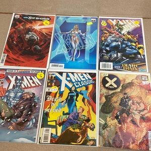 Marvel X-Men Comic Collection - Red, Blue, Yellow Covers